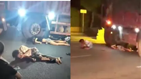 大货车城区事故