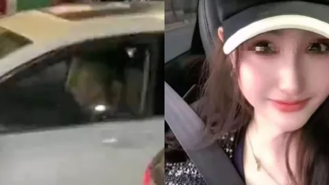 肇庆原配带两女儿当街拦车砸车捉奸