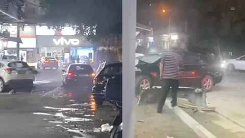 恩平翠堤路车祸