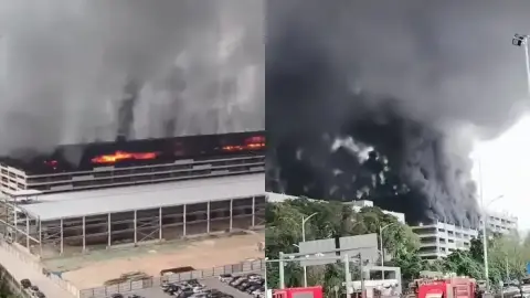 比亚迪公司起火