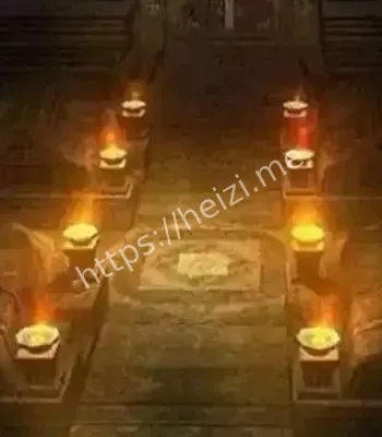 盗墓者曝尸灯旁