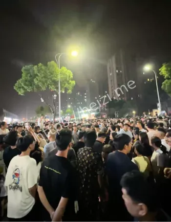 泰州云庭小区抗议