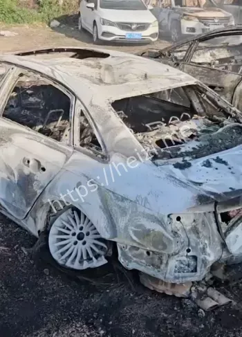 新车800公里停车场自燃