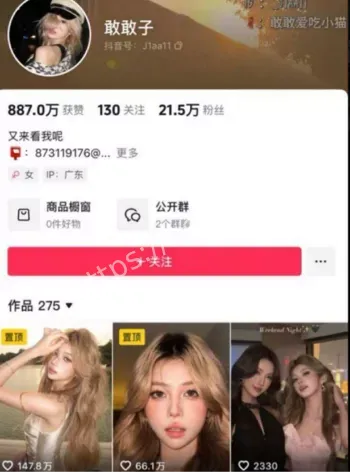 抖音敢敢子知三当三视频