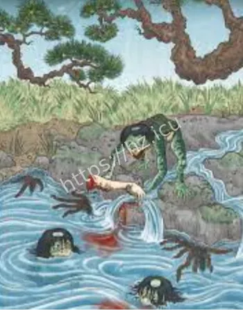 水猴子拖人传说