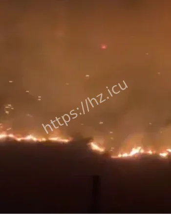 汕头山火浓烟滚滚视频