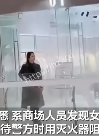 商场女子携刀游逛